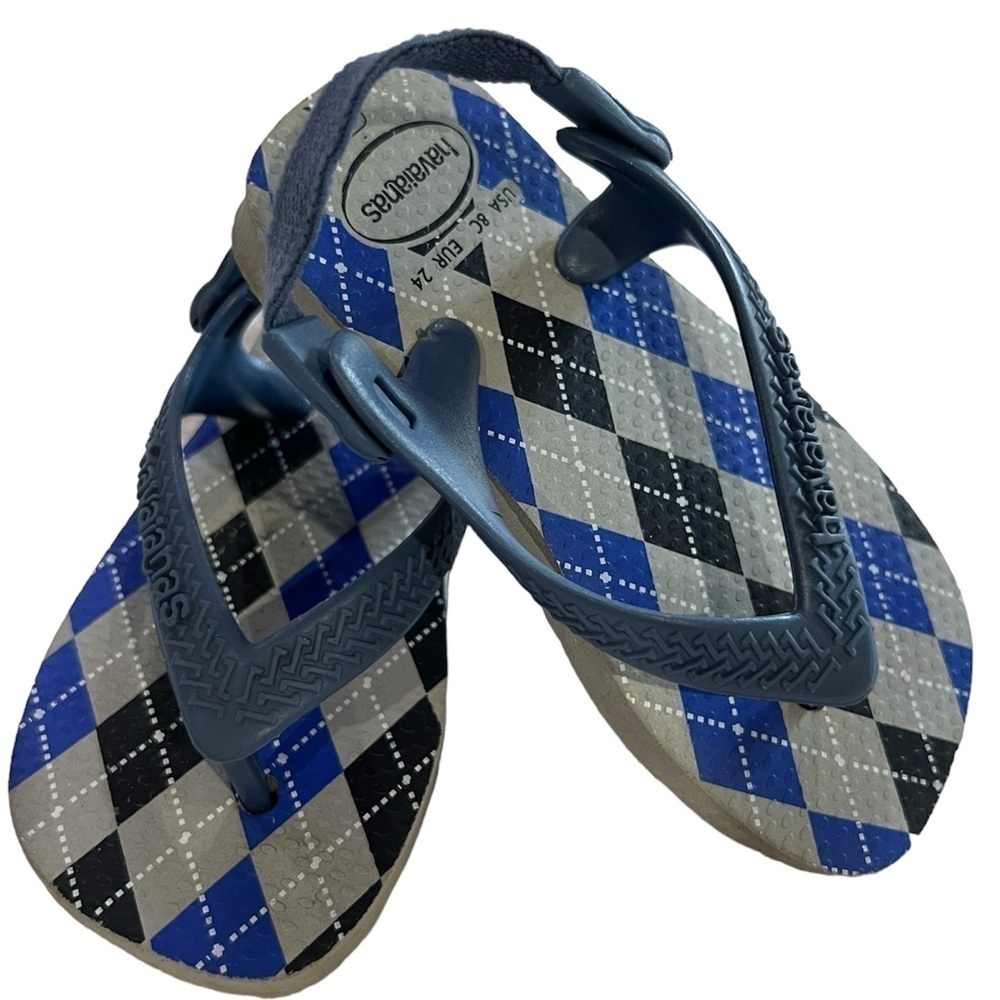 Havaianas Baby Brazil Logo Sandal in boys size 8